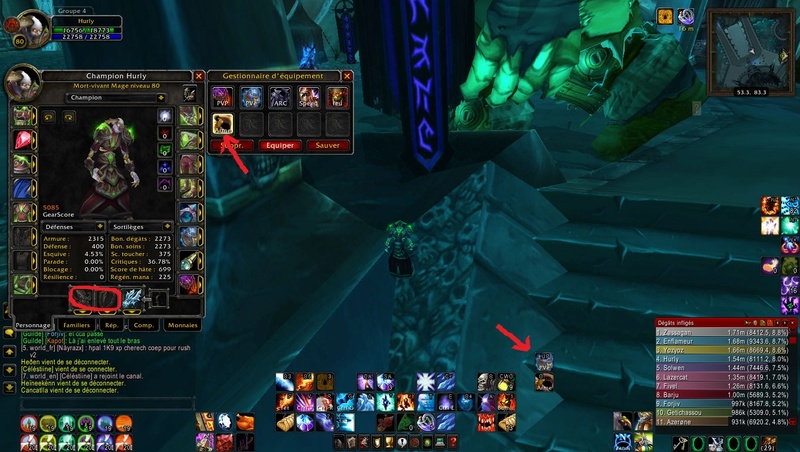 astuce pour équiper ou déséquiper les armes Wowscr13