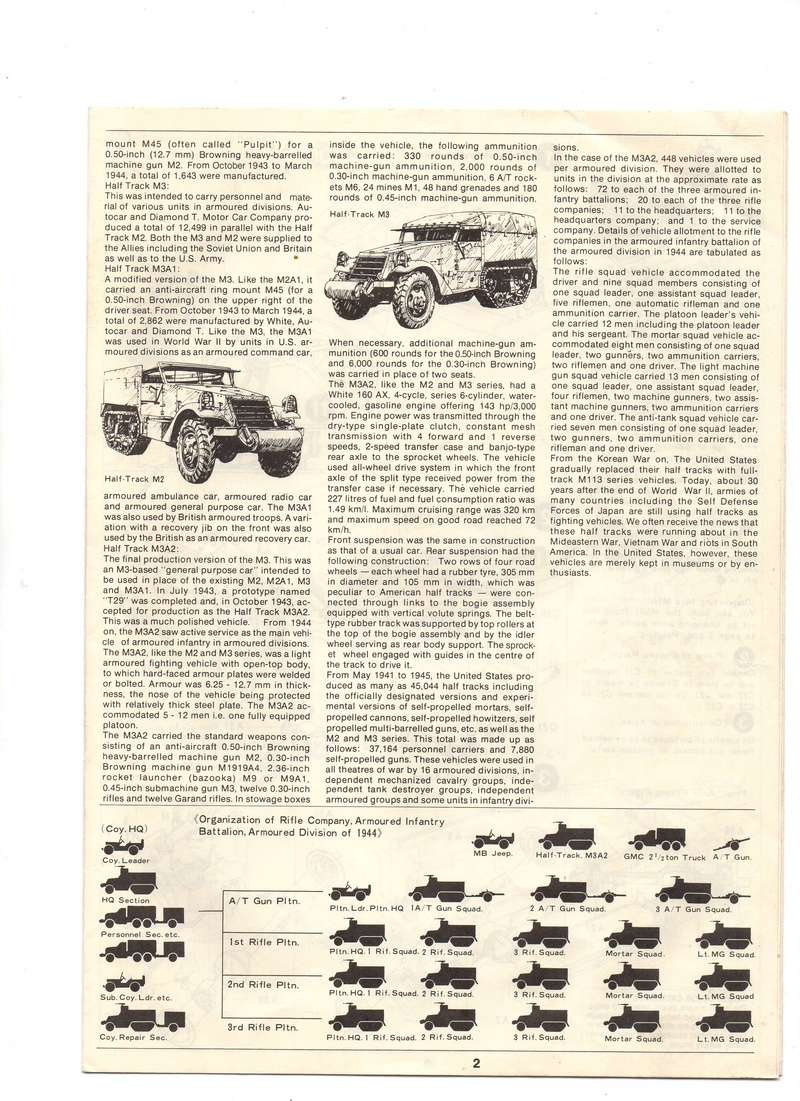 [TAMIYA]  M3A2 Halftrack 1/35ème Réf 35070 Notice Img09010