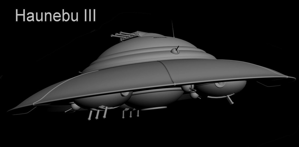 'HAUNEBU' or UFOs Nazi Gestapo secret weapon. H100110