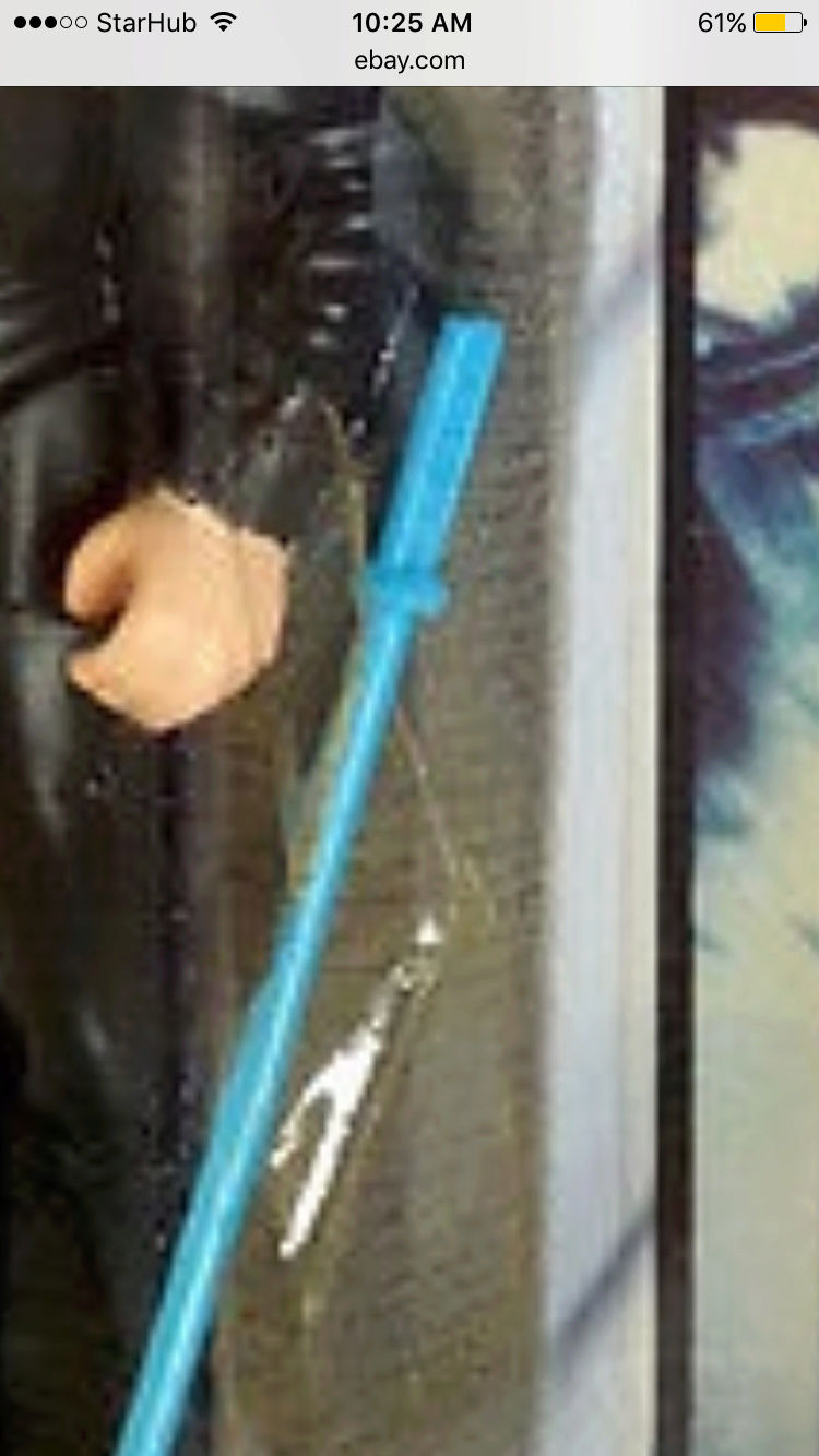 Repro blue lightsaber on a afa luke jedi figure Img_4821