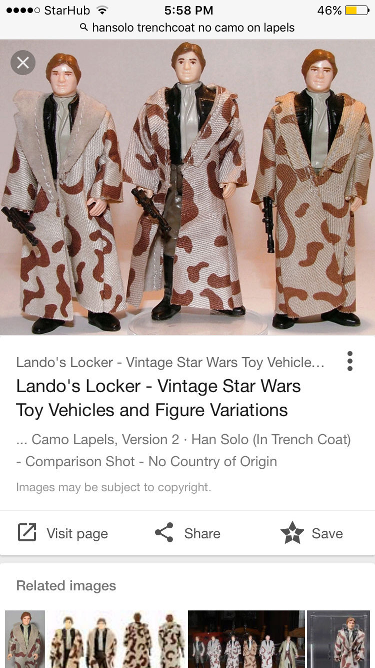 2 versions of hansolo blank lapels trenchcoat Img_6114