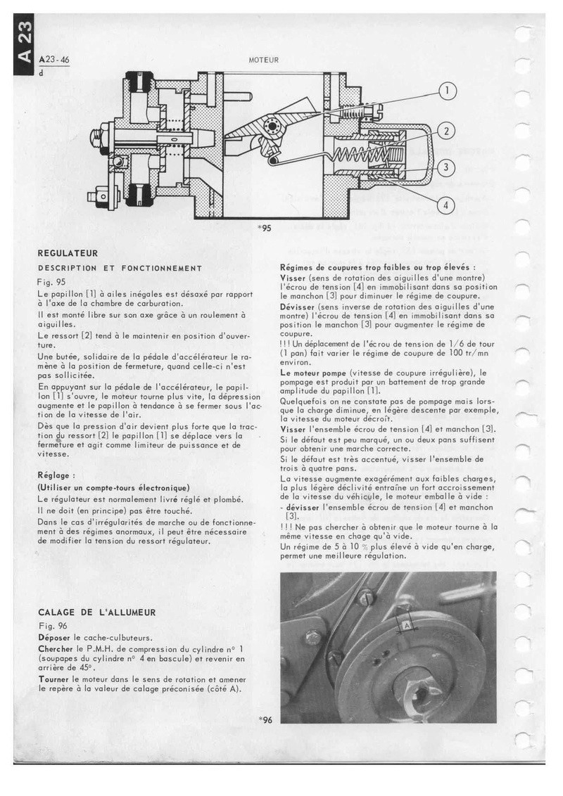 Réglage régulateur carburateur moteur 817 Tp3_re11