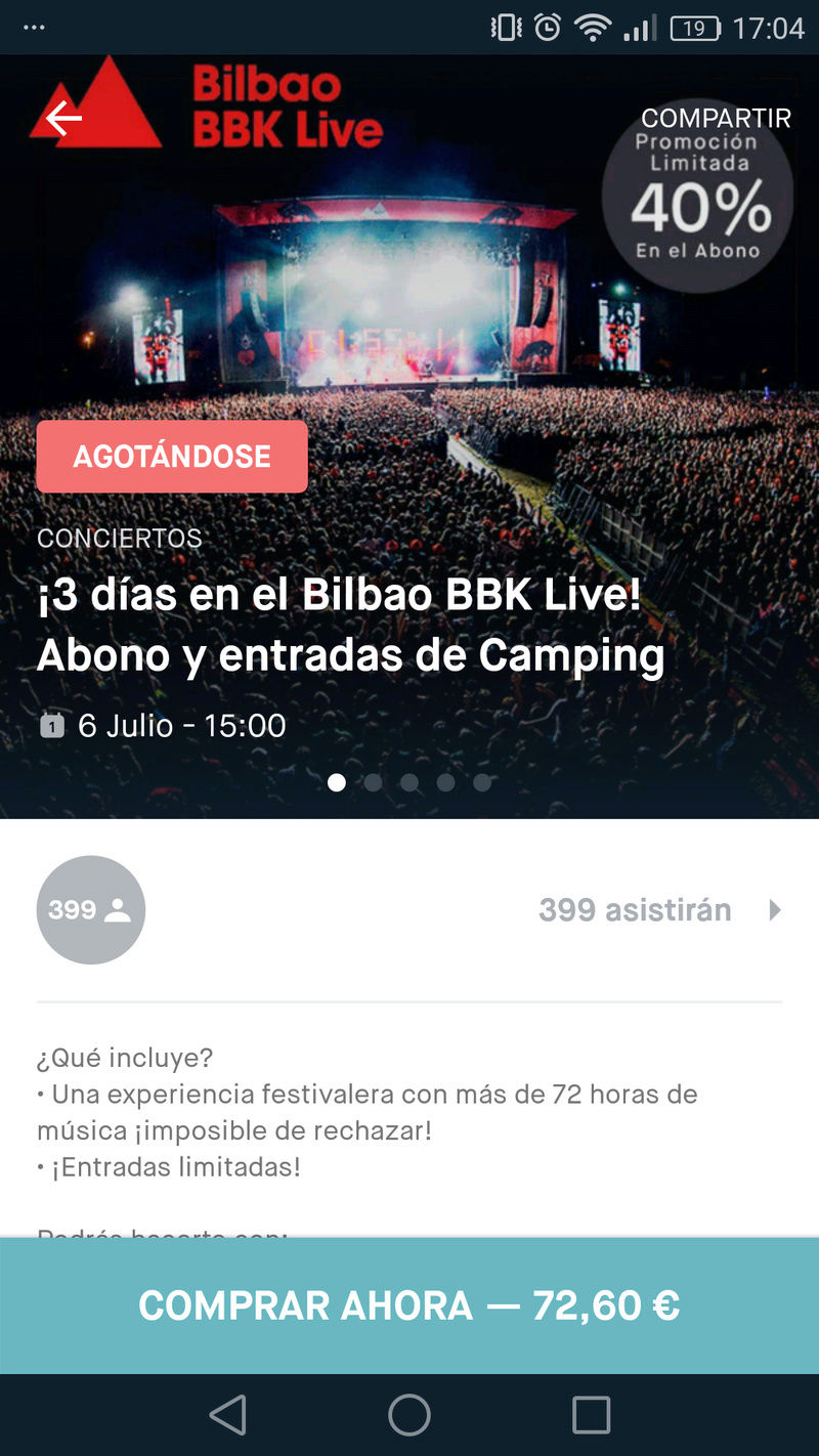 BBK Live 17 / Estrenamos CASHLESS - PACK con regalos por recarga de 50 euros / Horarios y novedades del camping-recinto...¡PRONTO! - Página 12 Screen25