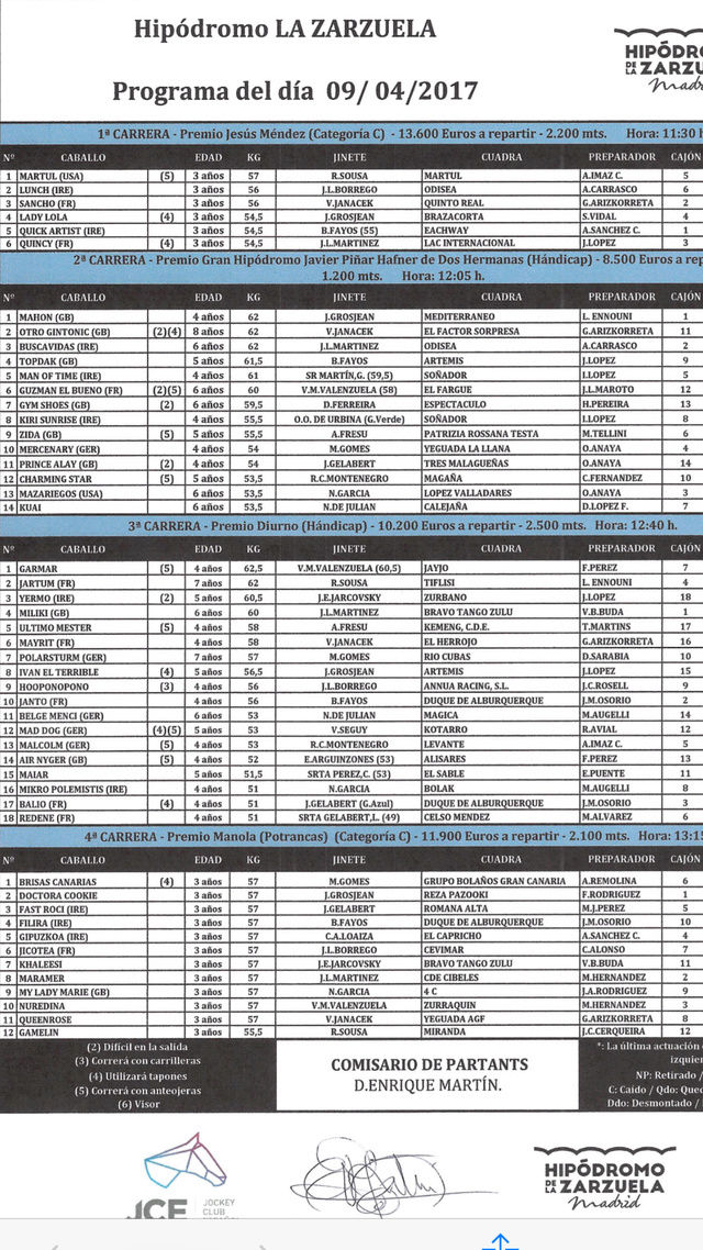 PARTICIPANTES DEFINITIVOS PARA EL DOMINGO 9 DE ABRIL EN HZ Img_5115