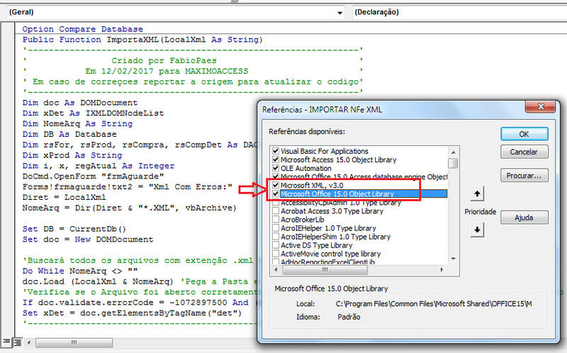 Importar todas as NFe (Nota Fiscal Eletrônica (Xml)) de uma pasta (versão Xml: 1.10, 2.00 e 3.10) Refere10