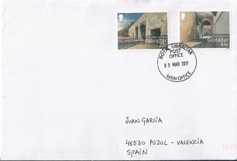 Gibraltar - Servicio de Matasellos Gibral10