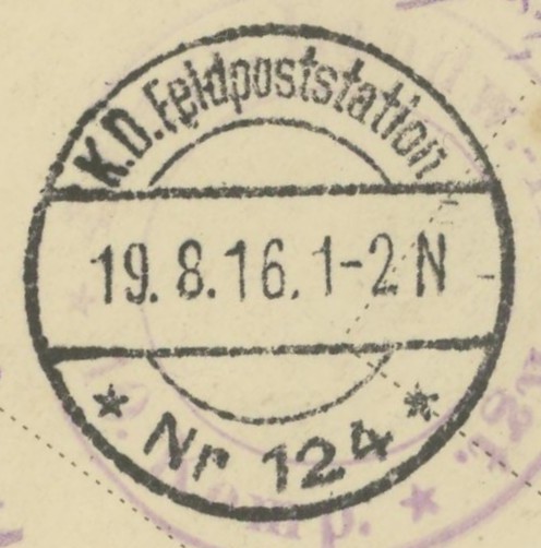 diverse Poststücke 1915/1918 Feldpo11