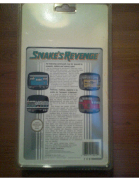 Doutes sur un Snake's revenge Nes blister Screen12