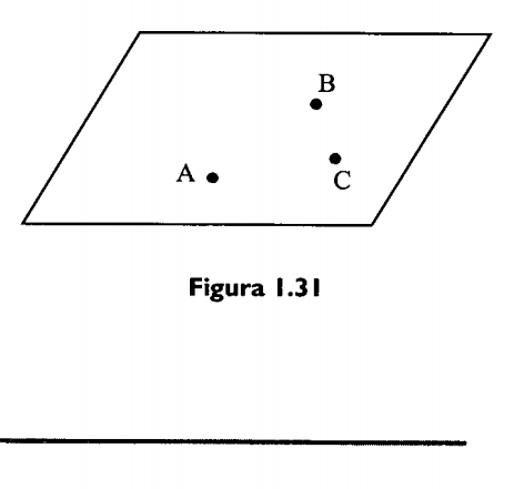 Dados três  pontos não-colineares A,B,C  Screen10