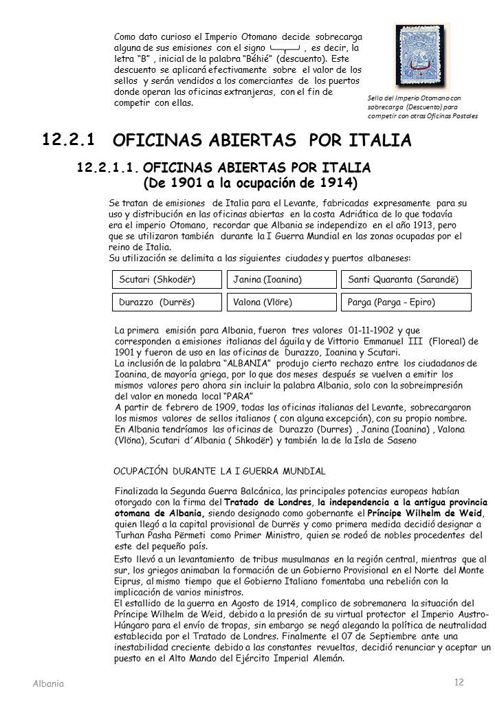 12. Entidad Postal - ALBANIA Diapo289