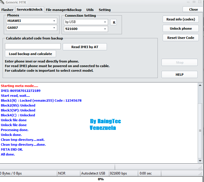 Unlock huawei g6007 movistar venezuela con nck Crack Unlock14