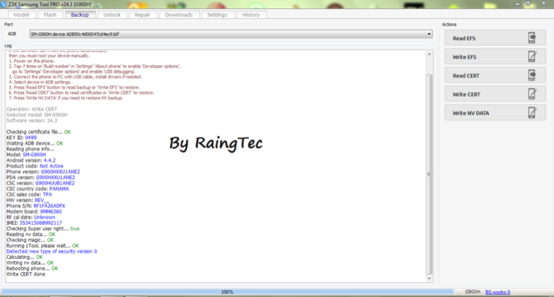 Escritura de Cert sm g900h s5 con z3x nueva version full crack Write_14