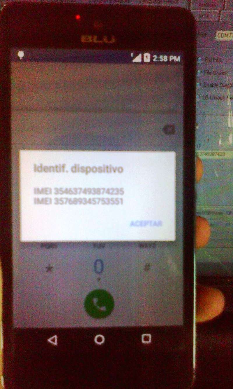 Aporte Reparación de imei Blu Studio C 5+5 LTE QUALCOMM BY MIRACLE Blu_st10