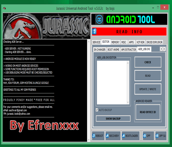 JURASSINK ANDROID TOOL V5.0.3 FULL Jurass10