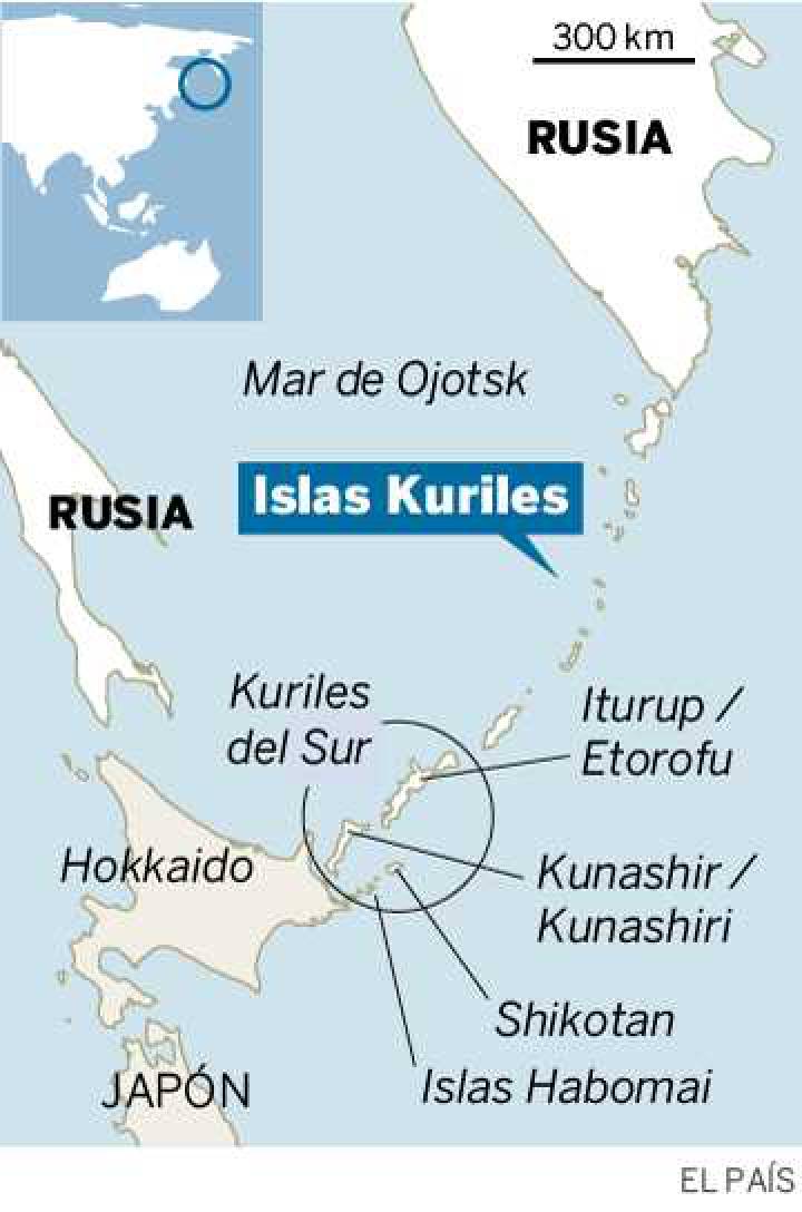 Japón no desiste de recuperar las islas Kuriles del Sur pertenecientes a Rusia. 15481512