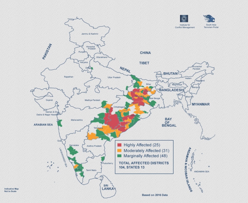 India: Naxalitas realizaron 1500 ataques en 2010, según el Gobierno. Erryry10