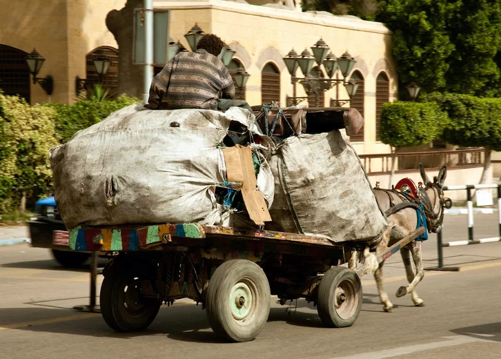 Los zabbaleen, menospreciados encargados del reciclaje en El Cairo (Egipto) Zabbal10