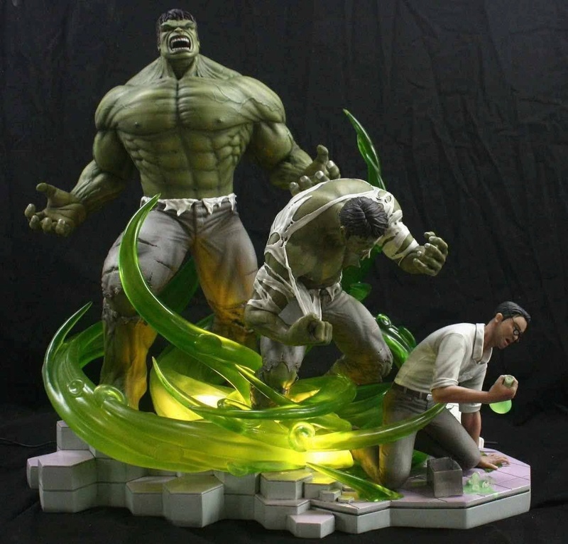 [Salt and Pepper Statues] Hulk Transformation Diorama 1:5 Img_1635