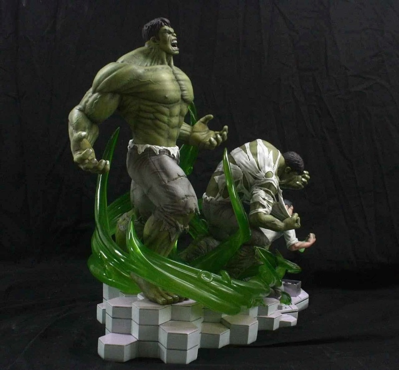 [Salt and Pepper Statues] Hulk Transformation Diorama 1:5 Img_1636