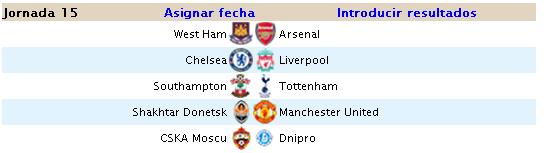 Alineaciones Décimo Quinta Jornada J15_pl10