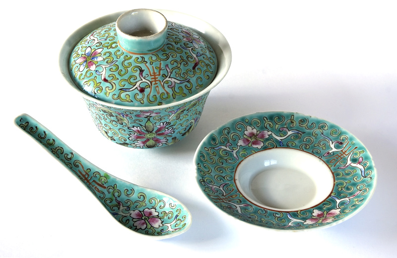 Chinese spoon and bowl Set110