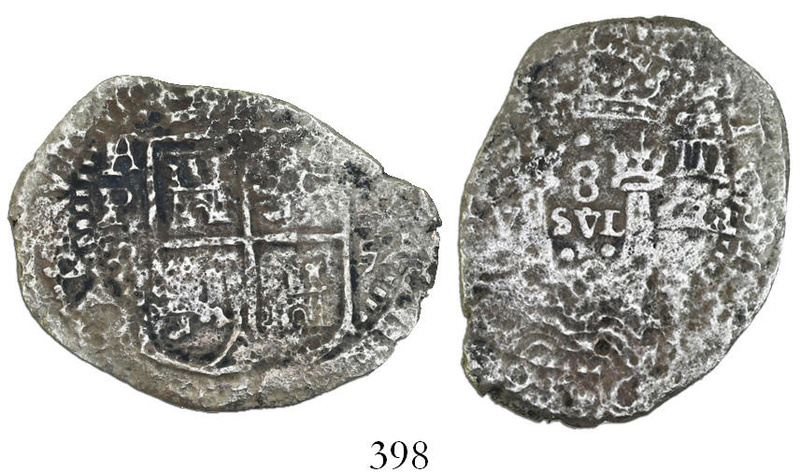 Macuquina transicional 8 Reales 1652-E tipo IV, Del Naufragio de La Capitana Img_2618