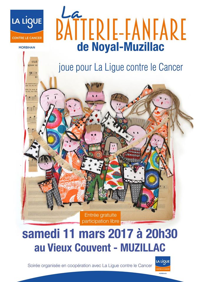 Concert : La BF de Noyal Muzillac joue pour la ligue contre le cancer - 11 Mars 2017 16797112