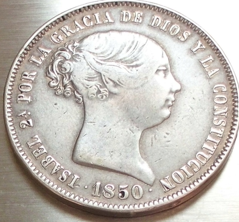 20 reales 1850. Isabel II. Madrid CL Cimg2910