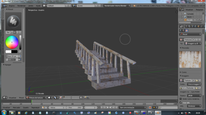 [Modelo 3D] Escada enferrujada Download grátis 110