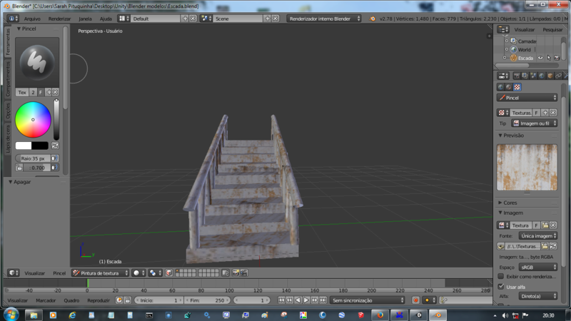 [Modelo 3D] Escada enferrujada Download grátis 210