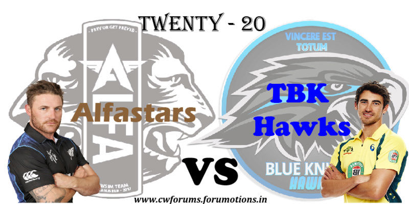 McCullum-Clarke T20 Cup | AlfaStars vs. Blue Knight Hawks | 31-05-17 | 8 PM IST - Page 10 Match10
