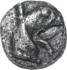 Tetartemorion de plata, Teos, Jonia; 500-447 a.C. 26410