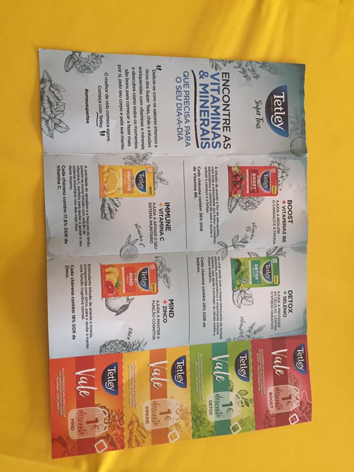 Amostras Tetley - Vales de desconto para chás 75574_10