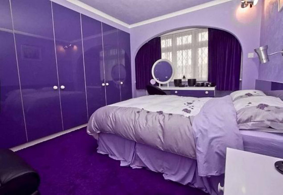 غرف نوم باللون البنفسجي Purple10