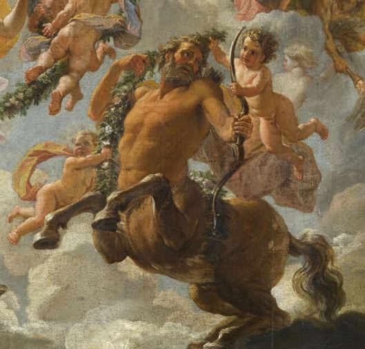 Le centaure, une créature fabuleuse à Versailles Coypel10