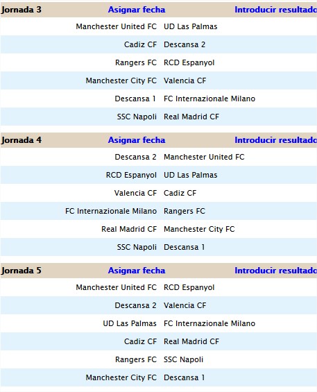 Jornadas  3, 4 y 5 J34513