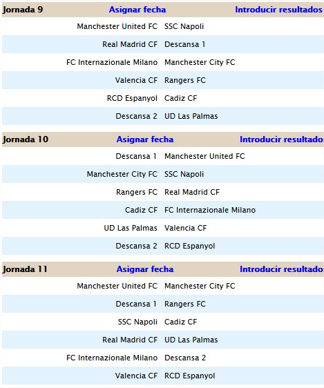 Jornadas 9, 10 y 11 J9101113