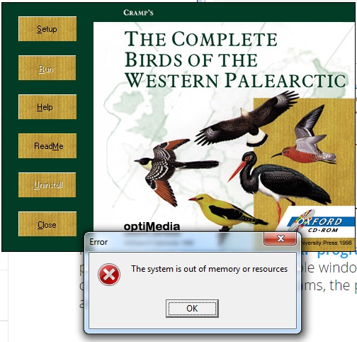 The Complete Birds of the Western Palearctic em CD-Rom Bwp210