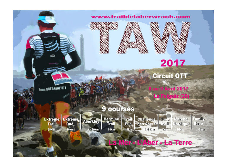 trail Aber Wrac'h  (le Folgoët) 8 et 9 avril 2017 Affich12