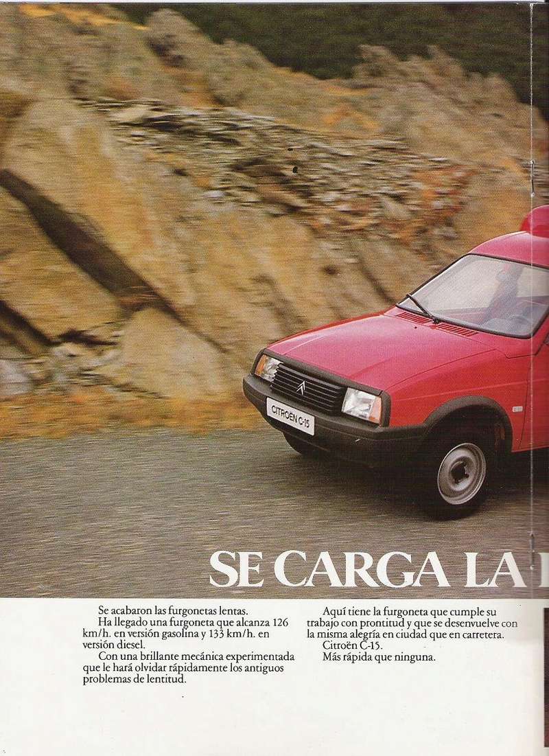 Catálogo Citroën C15 (primera serie 1984) C1561e11
