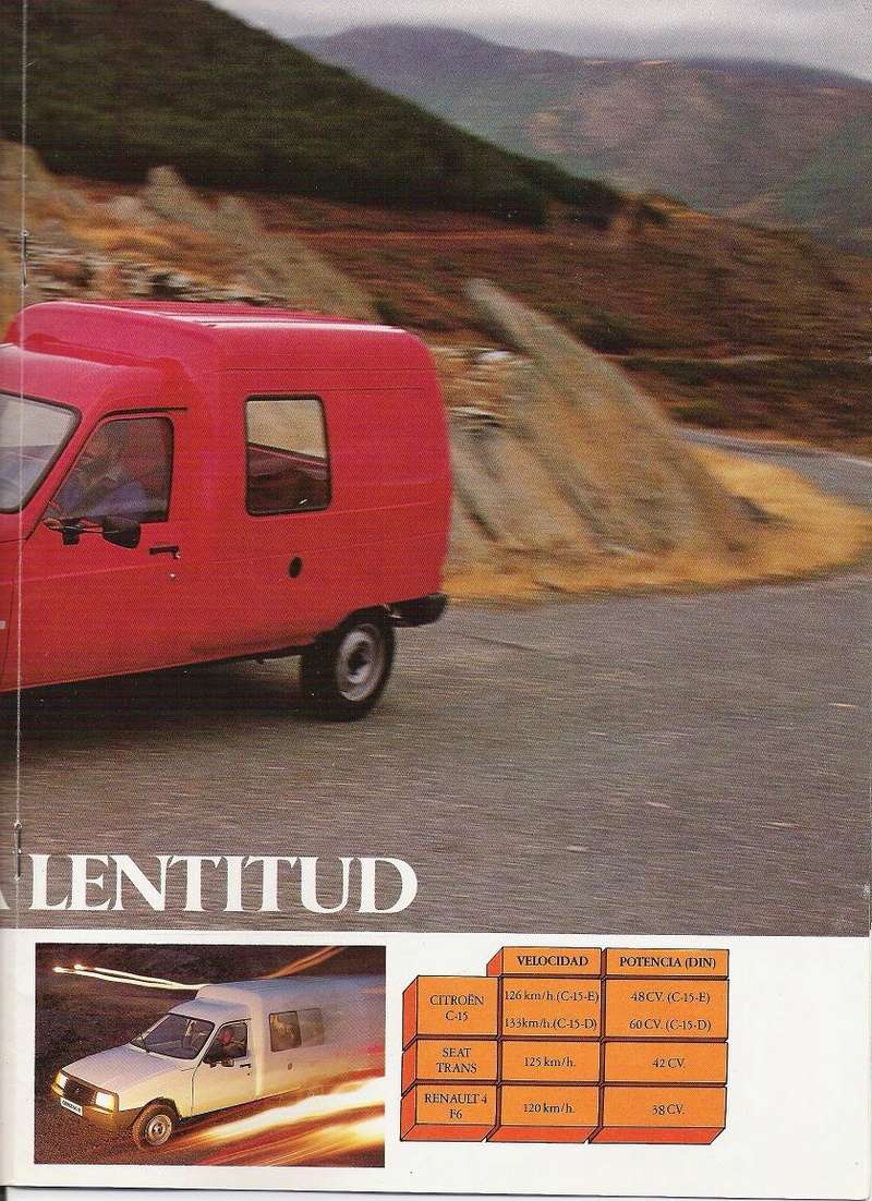Catálogo Citroën C15 (primera serie 1984) C1573m11