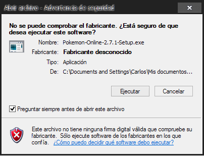 1.-Pokemon Online Guia - Instalación Ejecut10