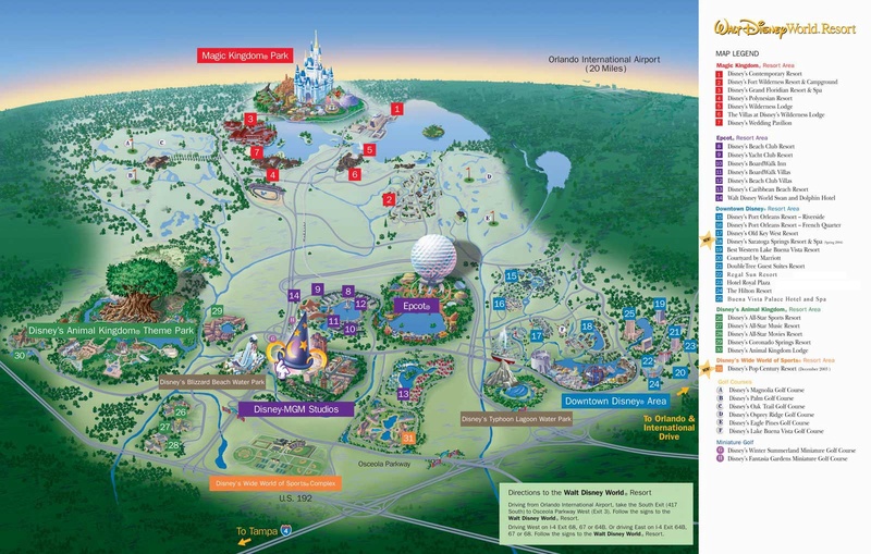 Walt Disney World Resort Orlando Map_wd10