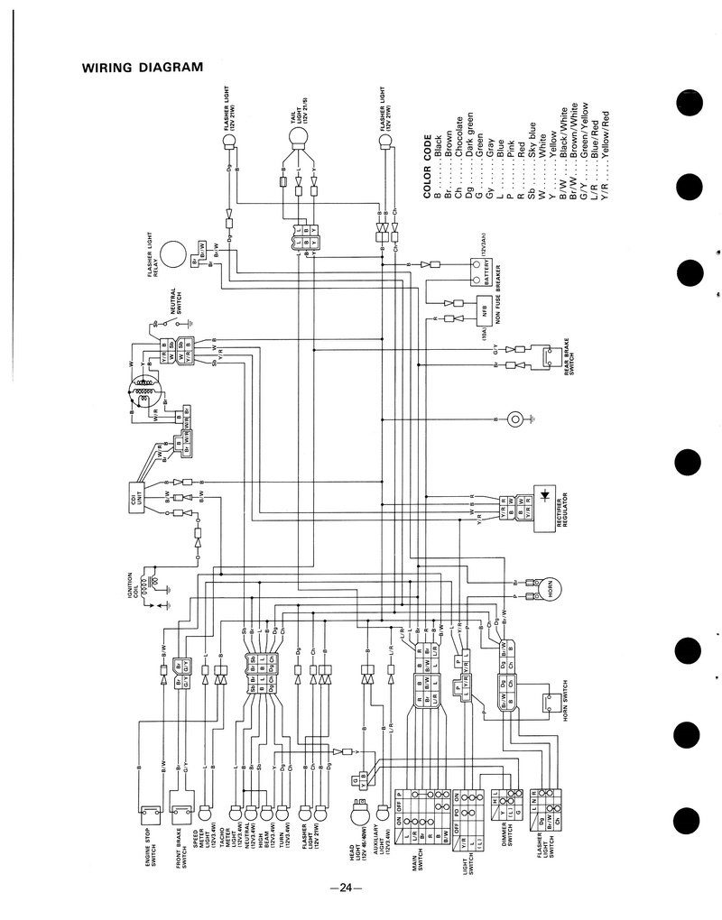 Problemas nas luzes na XT 350  Yamaha18