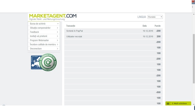 DOVEZI DE PALTA MARKETAGET+PLATA HOST = PAYPAL Puncte11