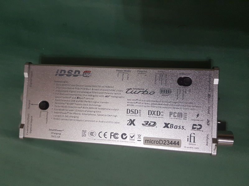 [TO] Vendo Dac IFI AUDIO Micro iDSD (dac + amplificatore cuffie 2 in 1) 20170323