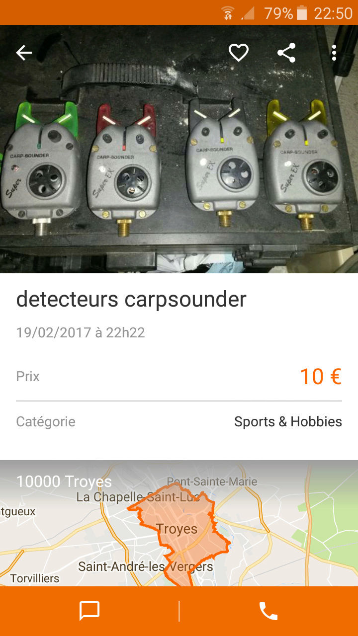 Detecteur carpsounder SUPER EX et SUPER Screen11