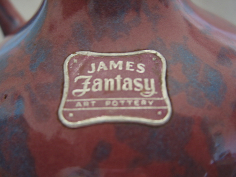 James Fantasy Art Pottery pitcher Img_1815