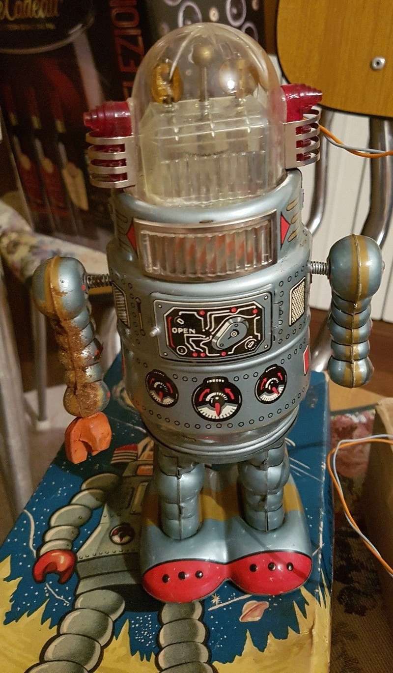 sonsco robot vintage a batteria anni 50 made in japan _5710