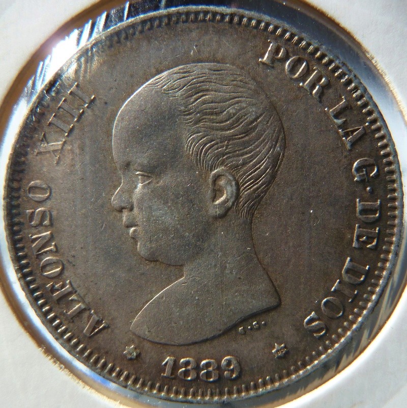 2 pesetas 1889 (*18-89). Alfonso XIII P1120523